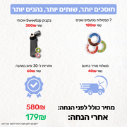 SweetUp – בקבוק מים בטעמים האהובים ללא סוכר מבית MAYRO